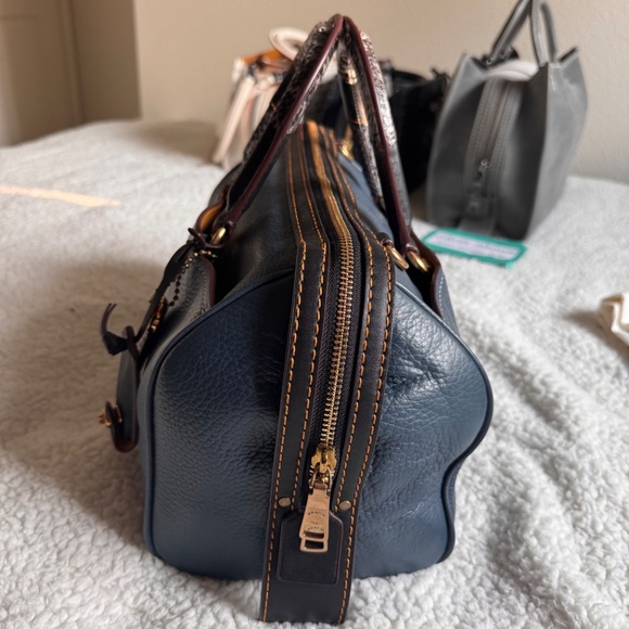 1941 Rogue Satchel Dark Denim Patchwork Exotic - Picture 4 of 9